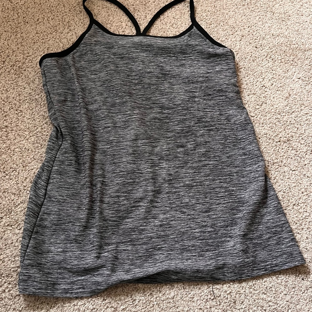 RacerBack Old Navy Workout Top with Interior Shelf Liner